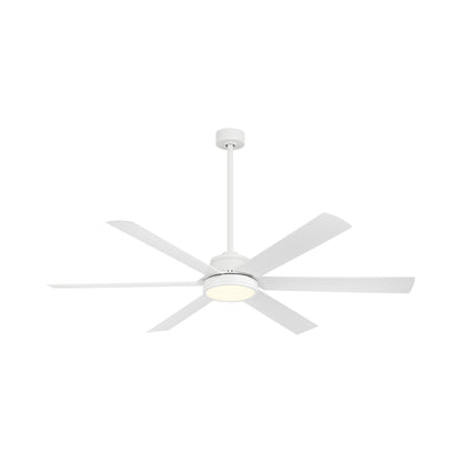 Cairo Smart LED Ceiling Fan in Flat White/Flat White.