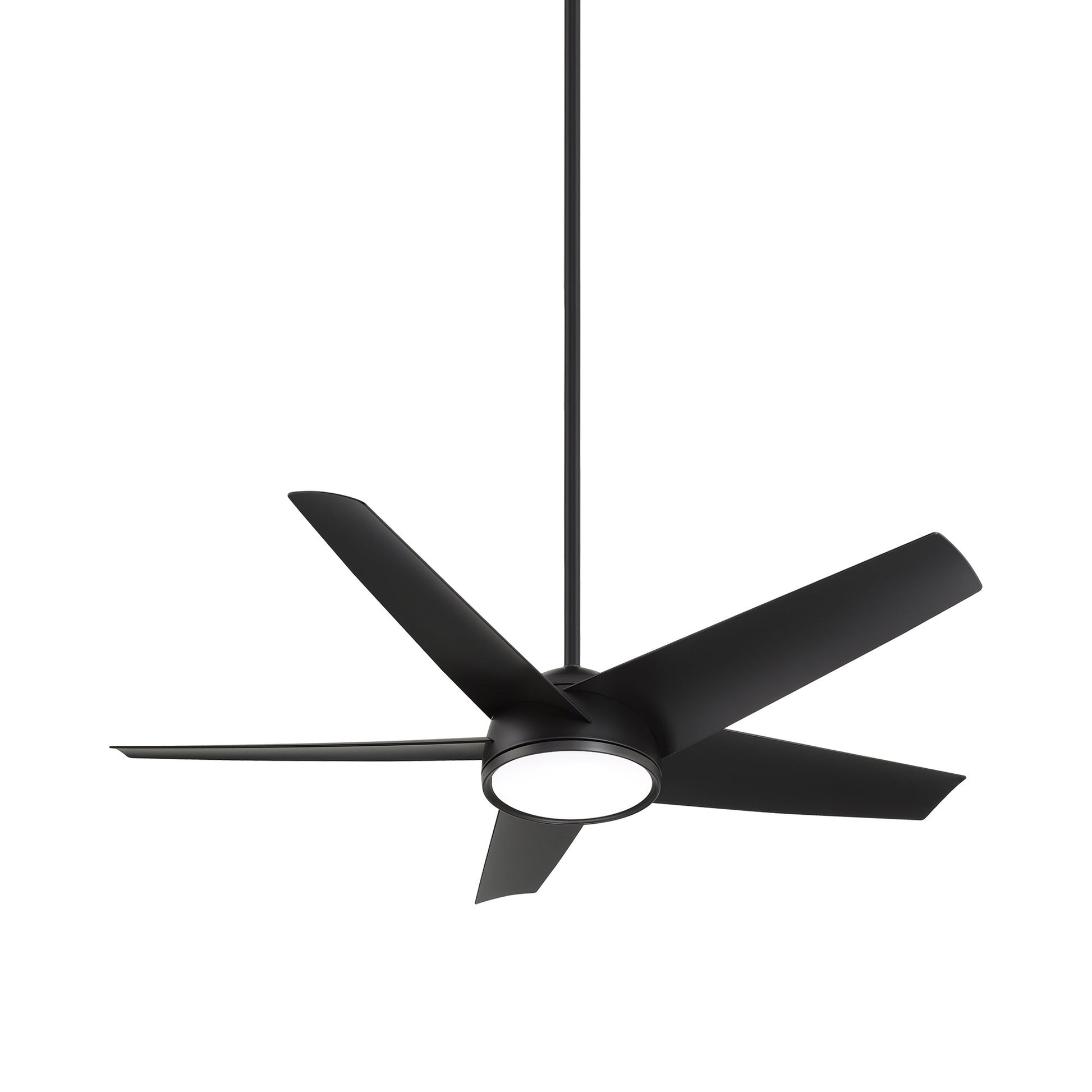 Chubby Outdoor LED Smart Ceiling Fan in Coal.