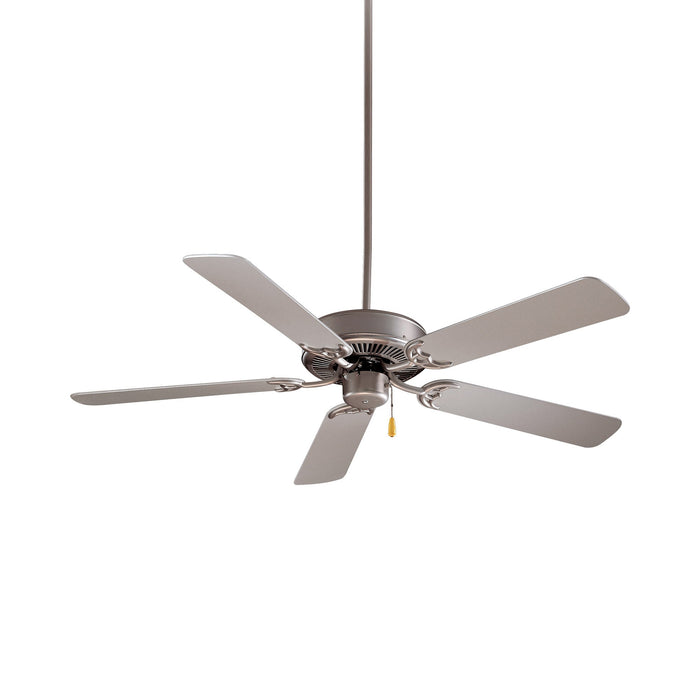 Contractor Ceiling Fan in Brushed Steel (Small).