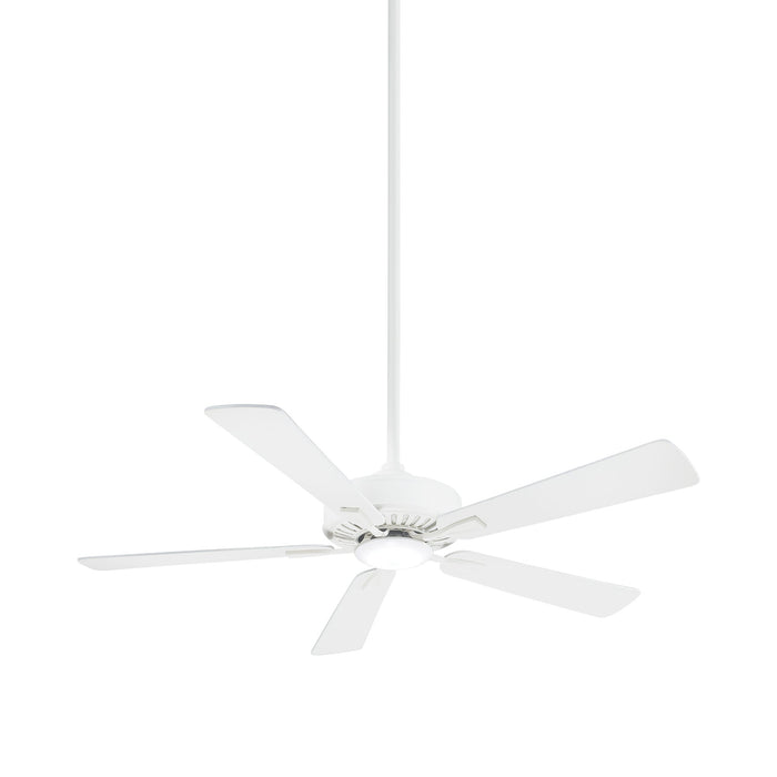 Contractor Plus LED Ceiling Fan in Flat White.