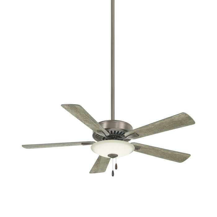 Contractor Uni-Pack LED Ceiling Fan in Brushed Nickel.