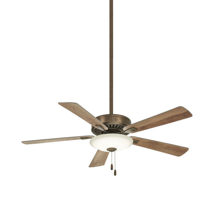 Contractor Uni-Pack LED Ceiling Fan in Heirloom Bronze.