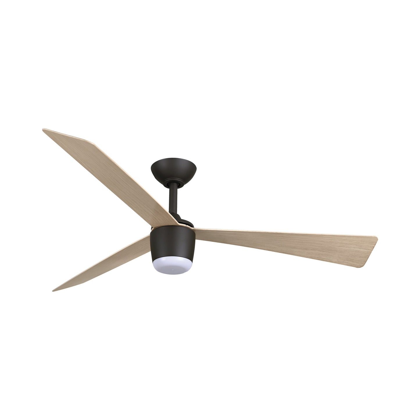 Elavan Outdoor LED Ceiling Fan in Dark Bronze (52-Inch).
