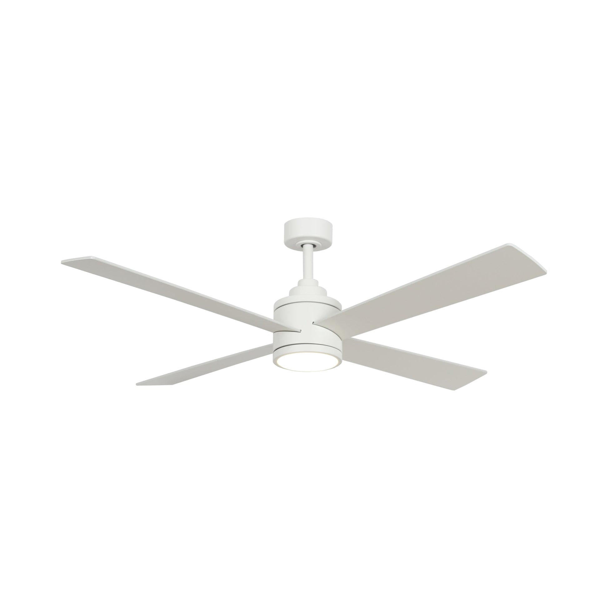 Falco LED Ceiling Fan in Flat White/Flat White.