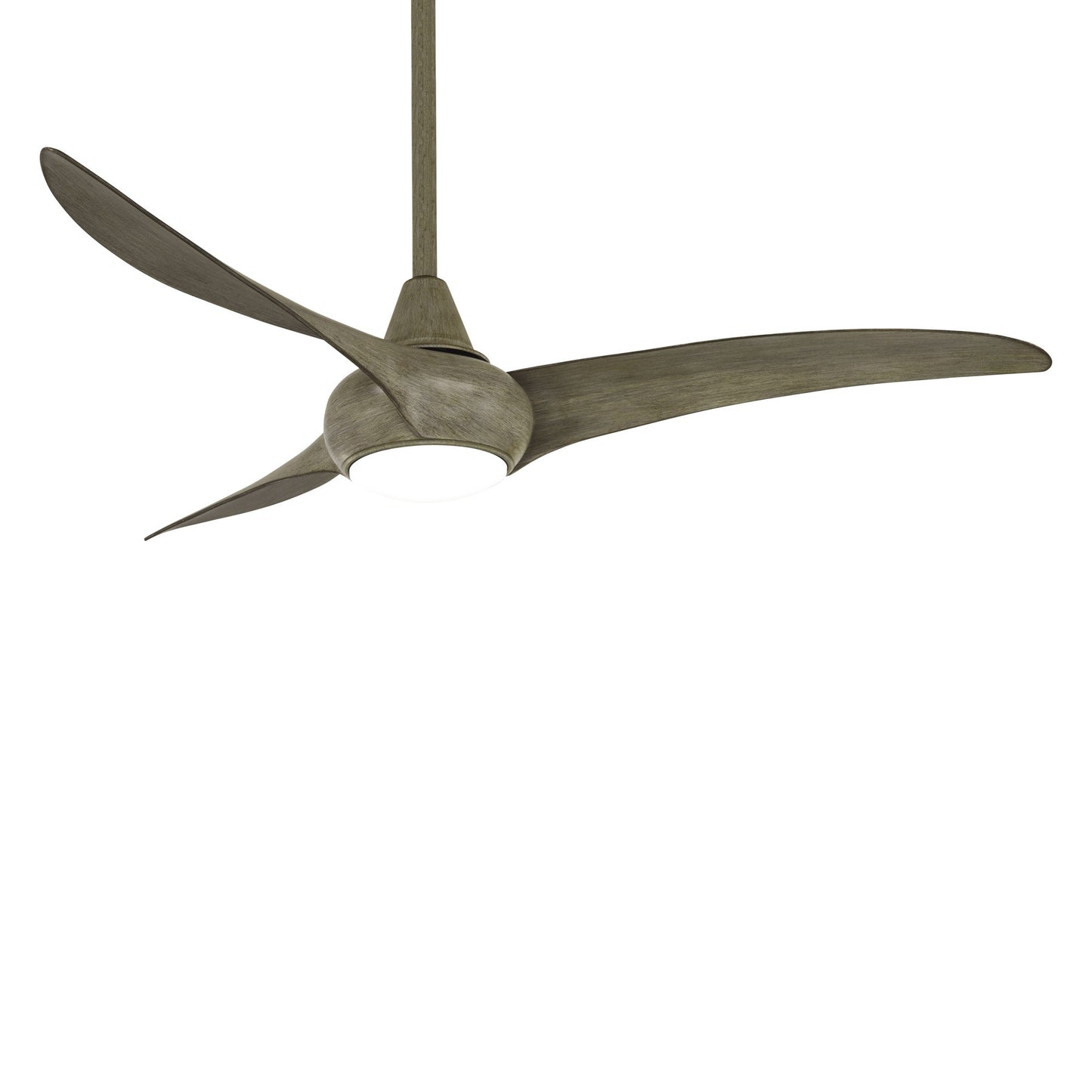 Light Wave LED Ceiling Fan in Driftwood (52-Inch).