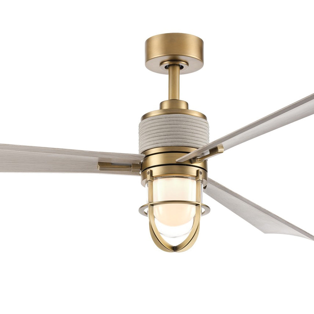 Nauticus Outdoor LED Ceiling Fan in Detail.