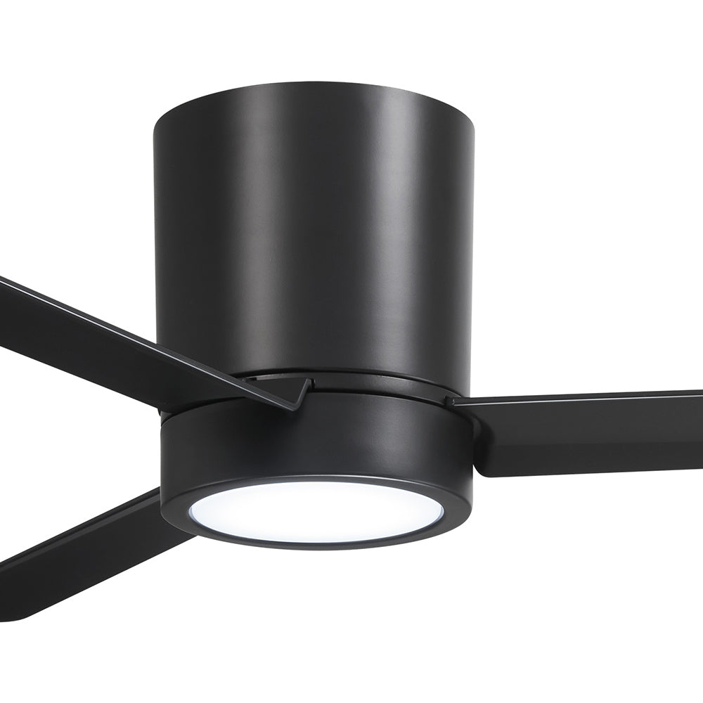 Roto LED Flush Mount Ceiling Fan in Detail.