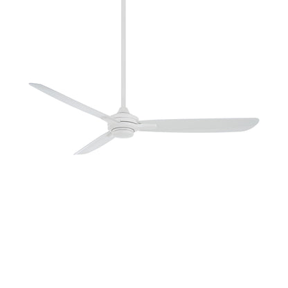 Rudolph Outdoor Ceiling Fan in Flat White.