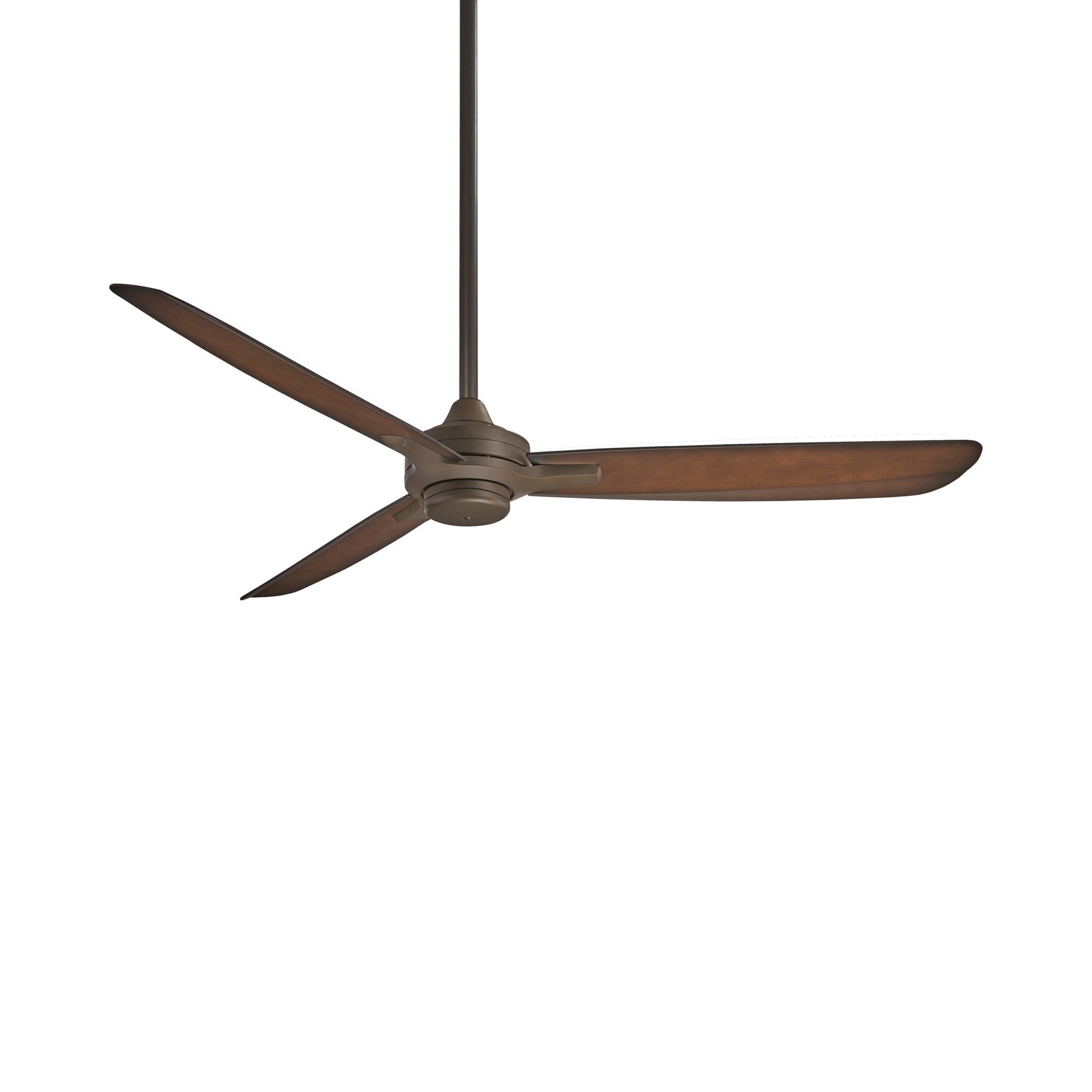 Rudolph Outdoor Ceiling Fan in Oil Rubbed Bronze.
