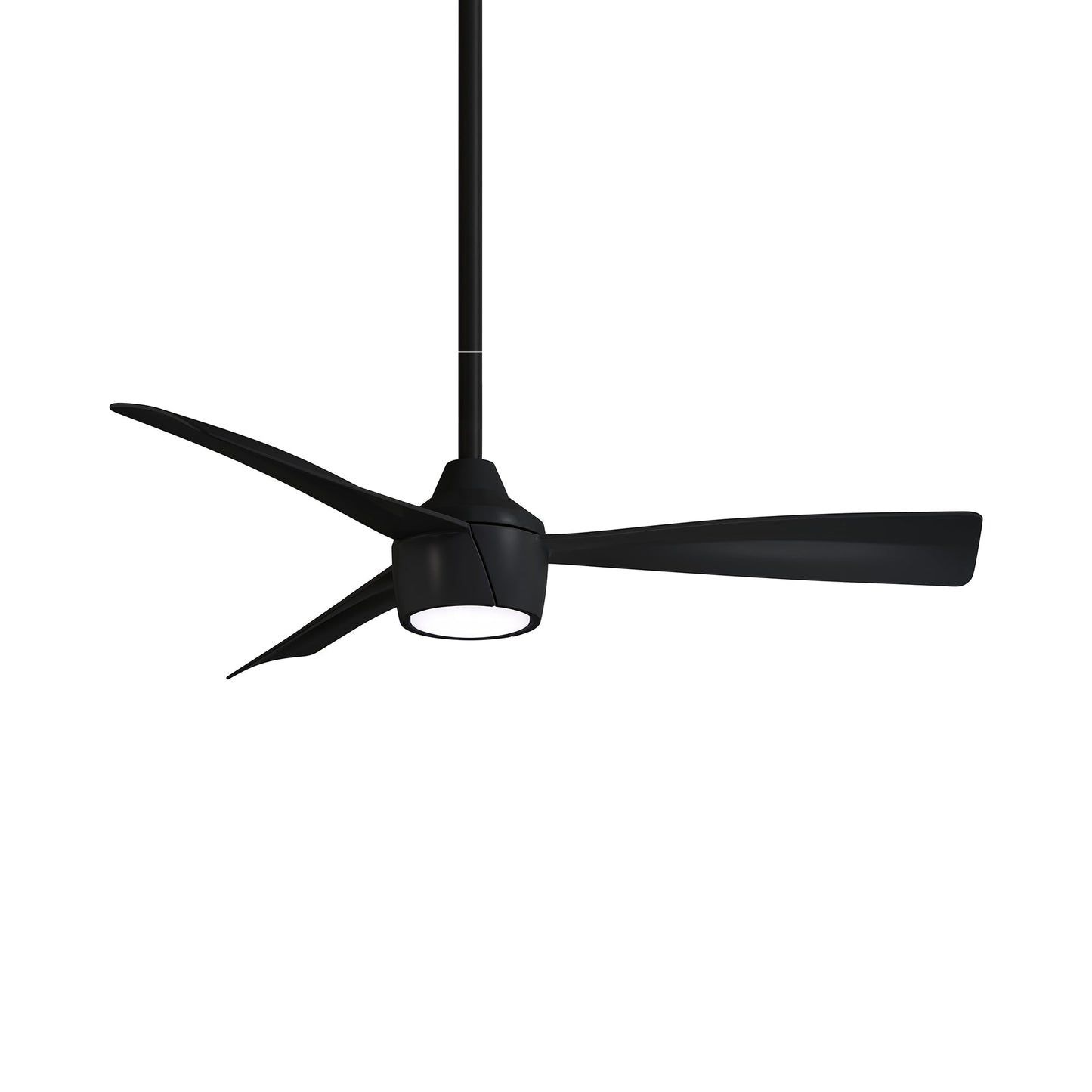 Skinnie Outdoor LED Ceiling Fan in Coal (44-Inch).
