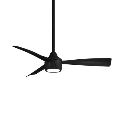 Skinnie Outdoor LED Ceiling Fan in Coal (44-Inch).