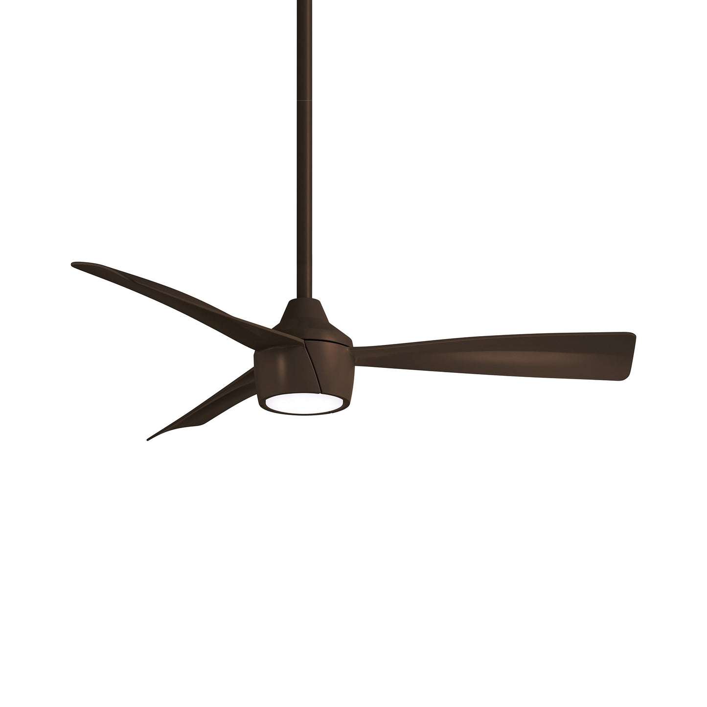 Skinnie Outdoor LED Ceiling Fan in Oil Rubbed Bronze (44-Inch).