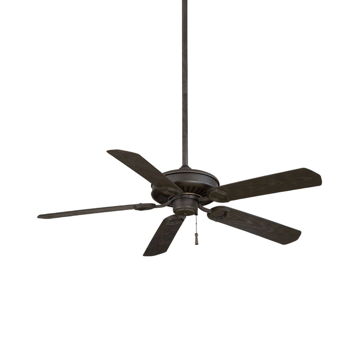 Sundowner Ceiling Fan in Black Iron/Aged Iron Accents.