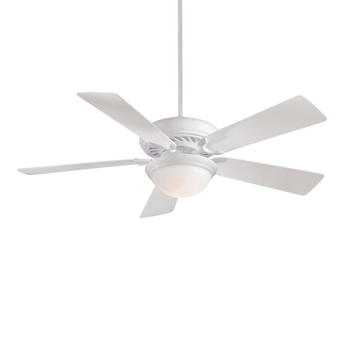 Supra Uni-Pack LED Ceiling Fan in White (52-Inch).