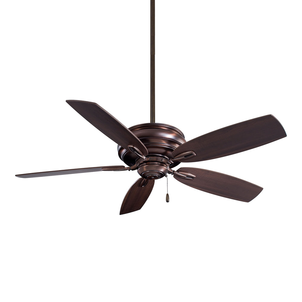 Timeless Ceiling Fan in Dark Brushed Bronze.