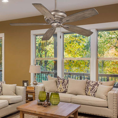 Timeless Ceiling Fan in living room.