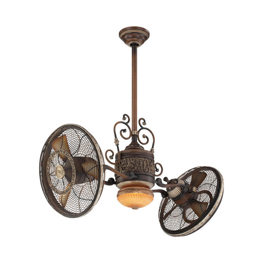 Traditional Gyro LED Ceiling Fan.