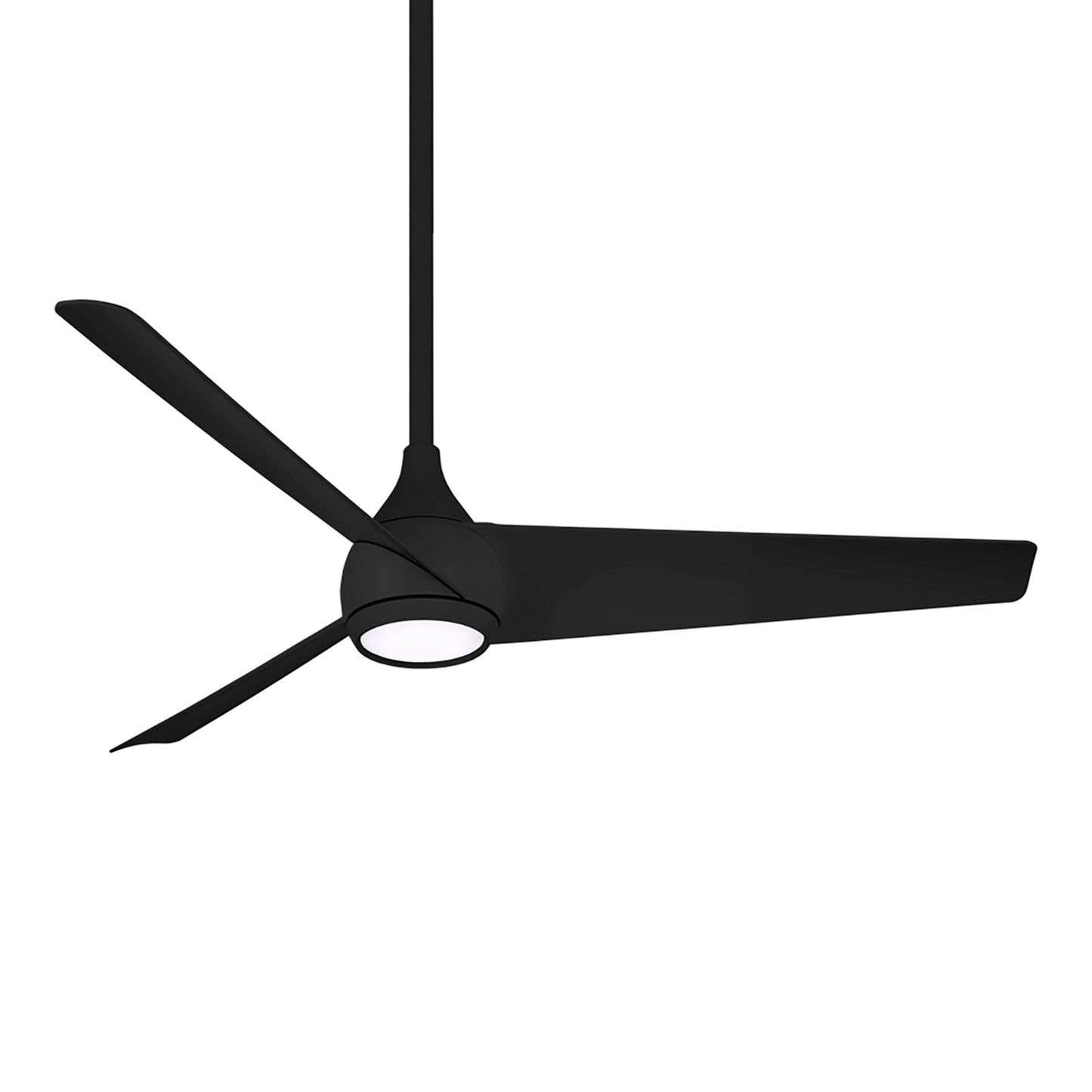 Twist LED Ceiling Fan in Coal.