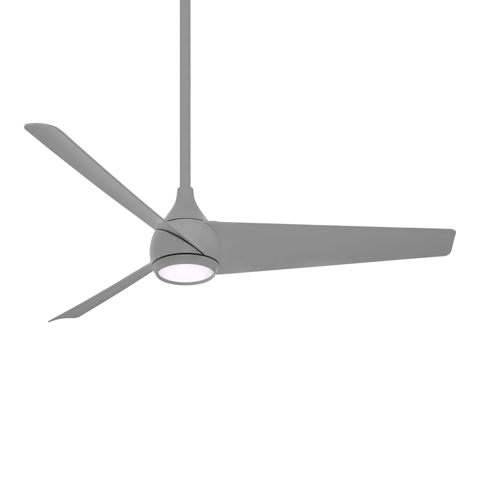 Twist LED Ceiling Fan in Grey.