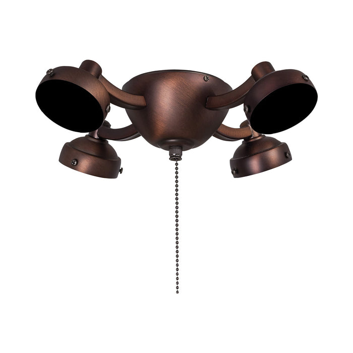 Universal K34L Fan Light Kit in Dark Brushed Bronze.