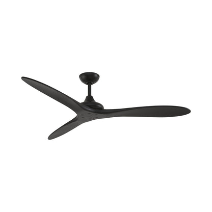 Vapor Ceiling Fan in Coal Black/Coal Black.