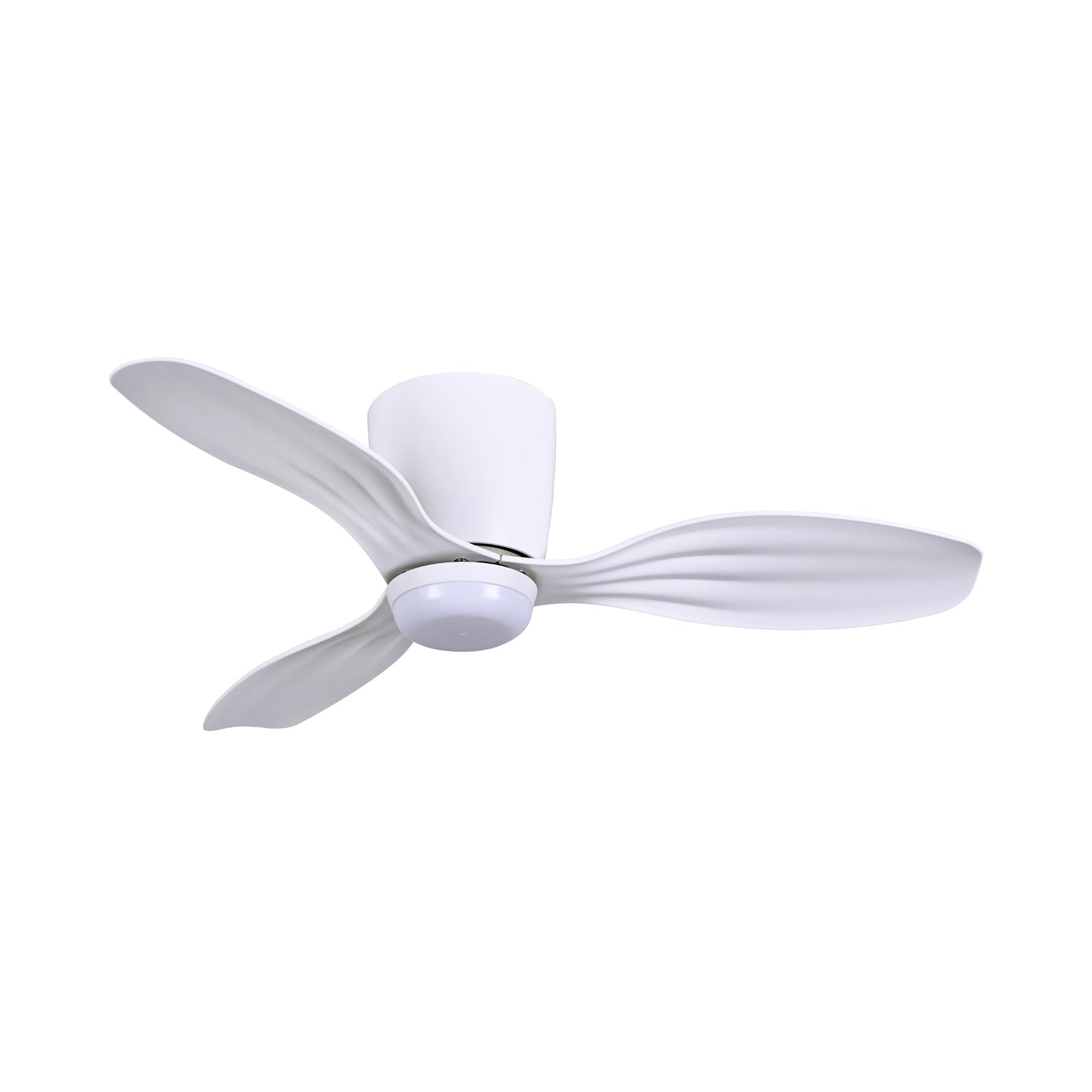 Ventiara Outdoor LED Ceiling Fan in Flat White (36-Inch).