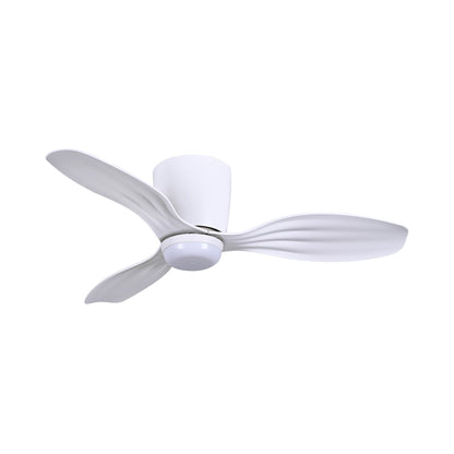 Ventiara Outdoor LED Ceiling Fan in Flat White (36-Inch).