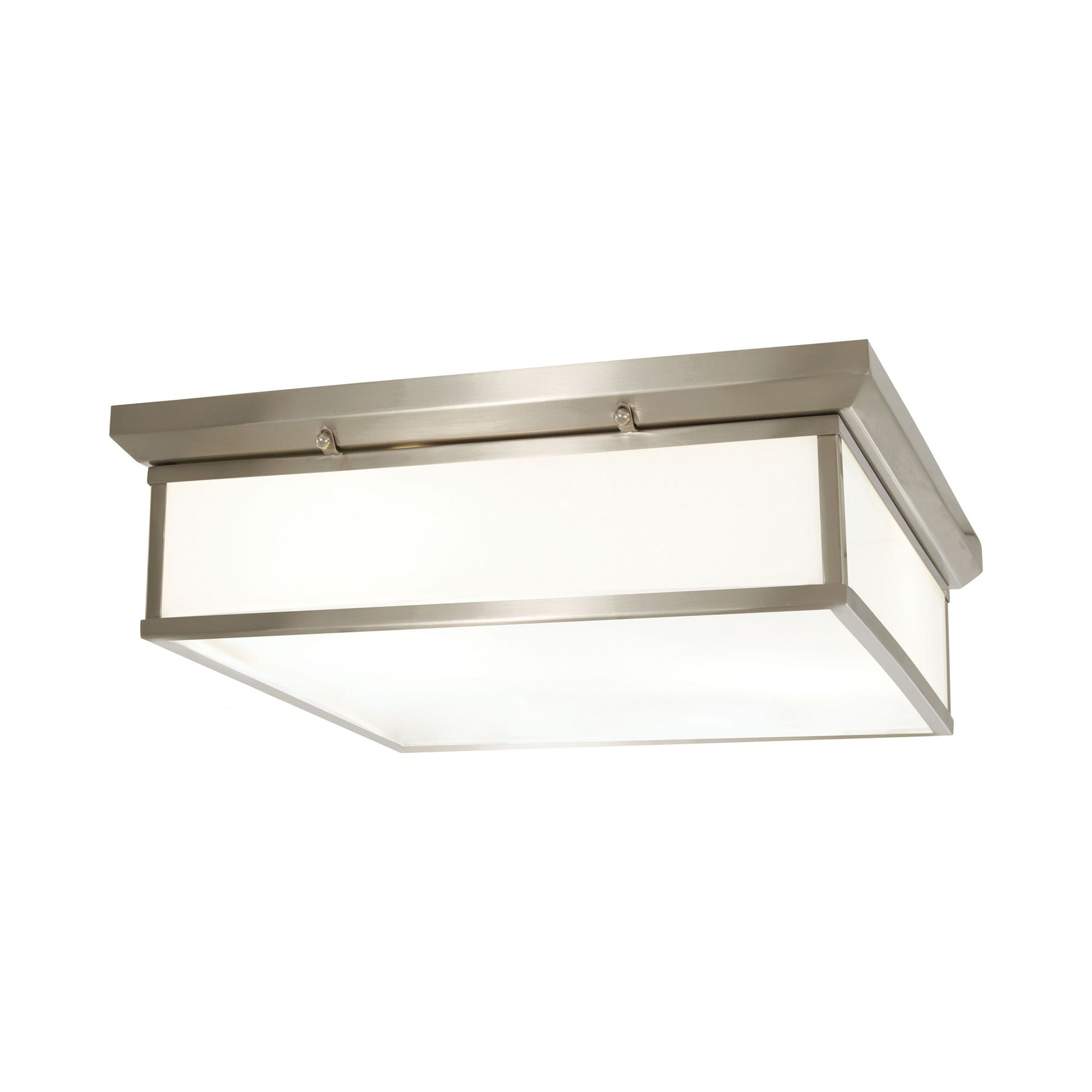 691 LED Flush Mount Ceiling Light in Brushed Nickel (20-Inch).