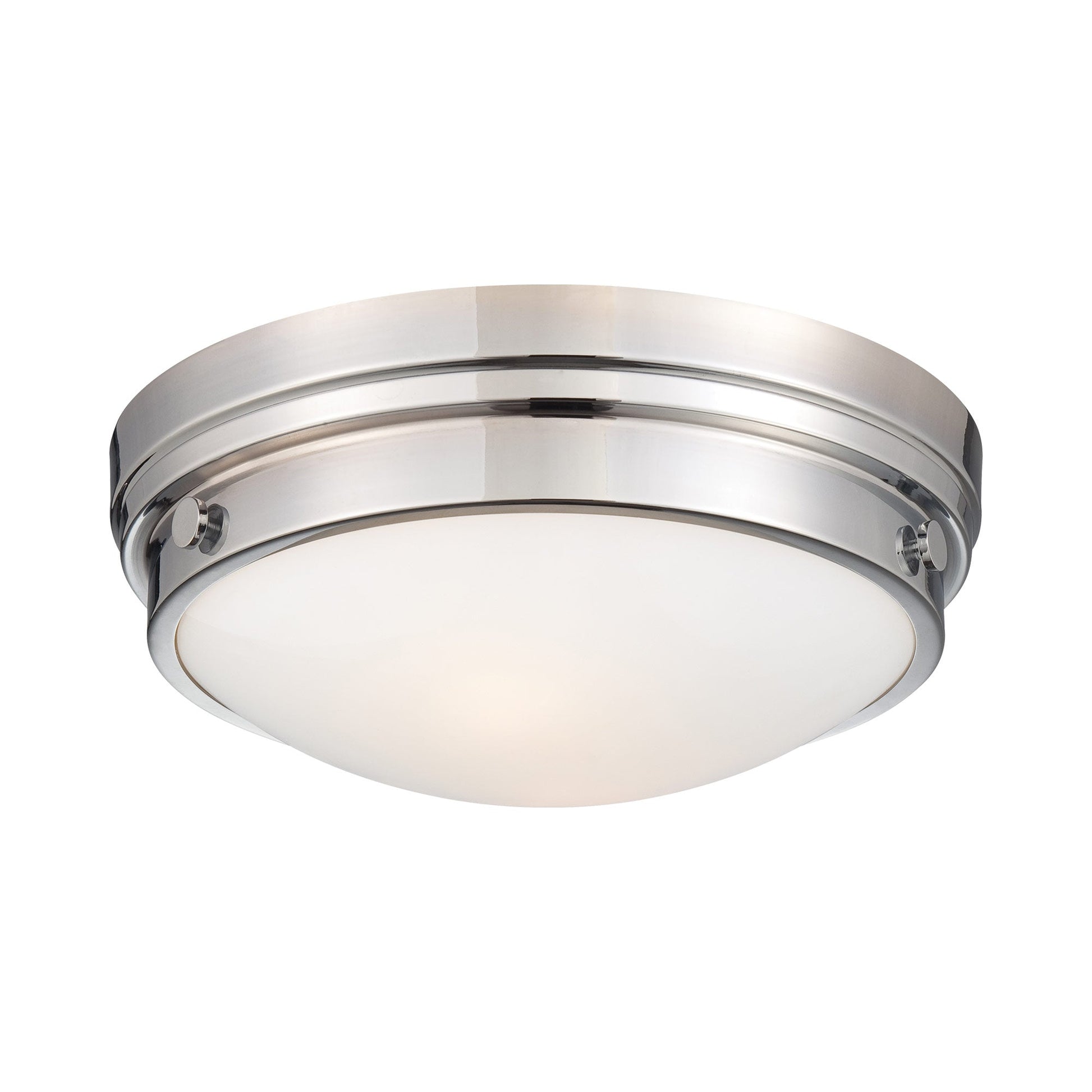 823 - Flush Mount Ceiling Light in Chrome.