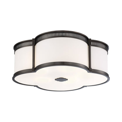824-L LED Flush Mount Ceiling Light in Harvard Court Bronze (Large).