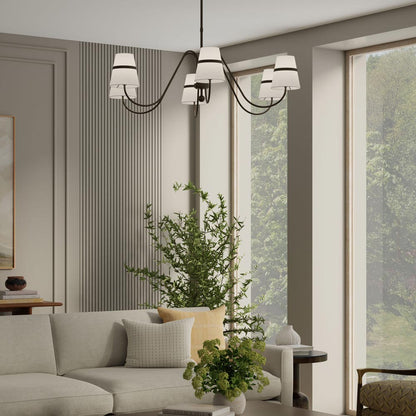 Althia Chandelier in living room.