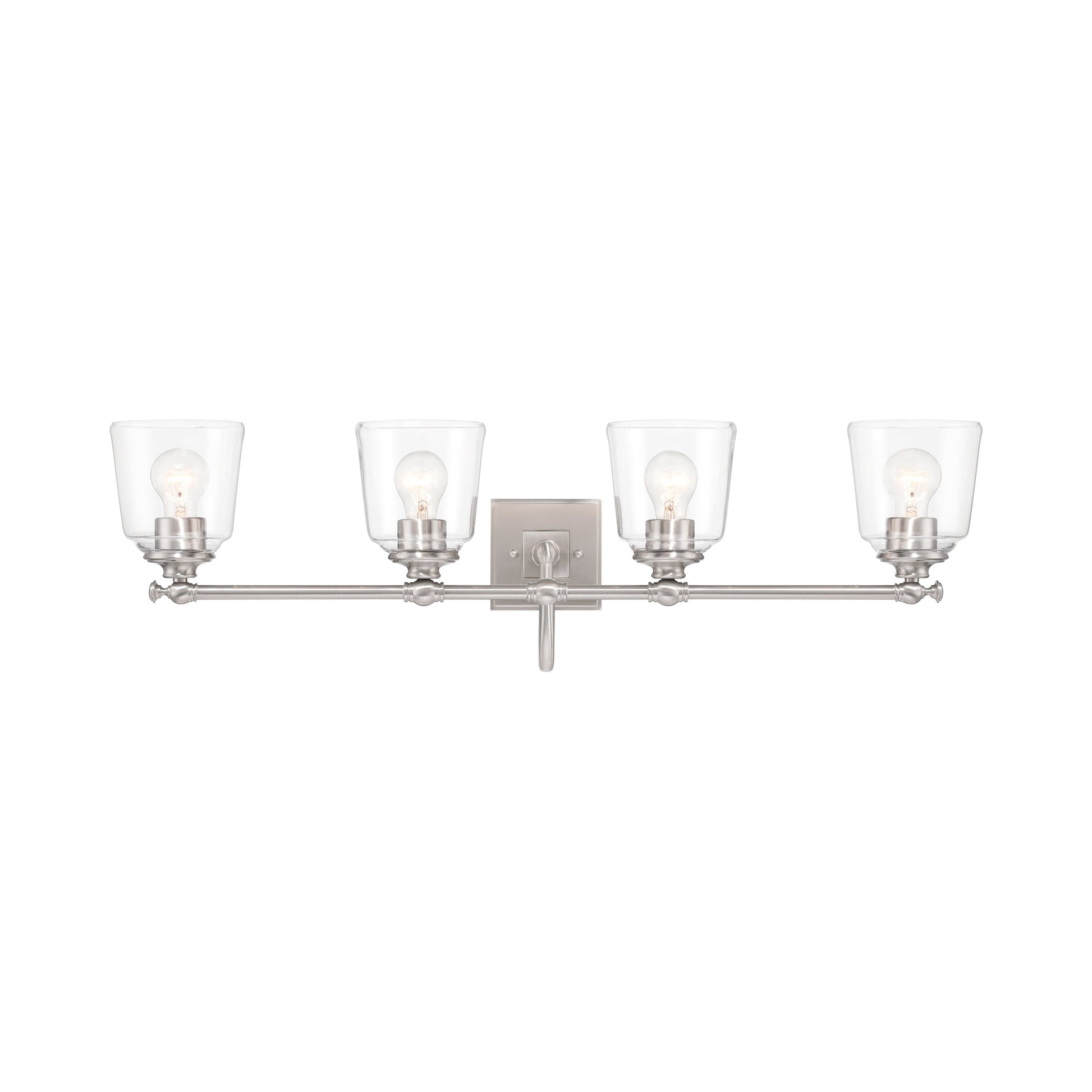 Antonia Bath Vanity Light in Brushed Nickel (4-Light).