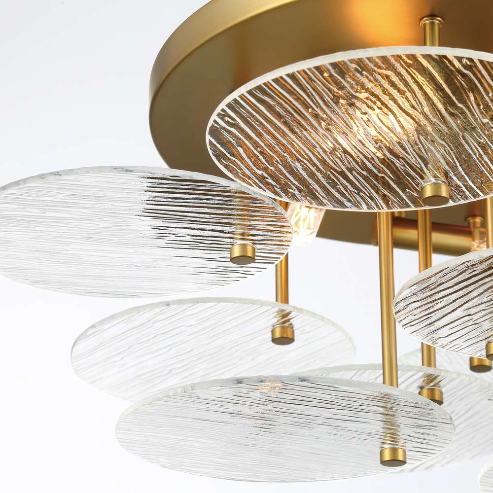 Artze Flush Mount Ceiling Light in Detail.