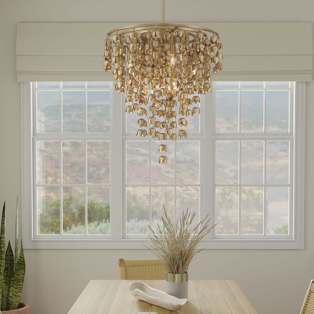 Ashgrove Pendant Light in dining room.