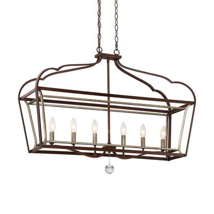 Astrapia Linear Pendant Light in Detail.