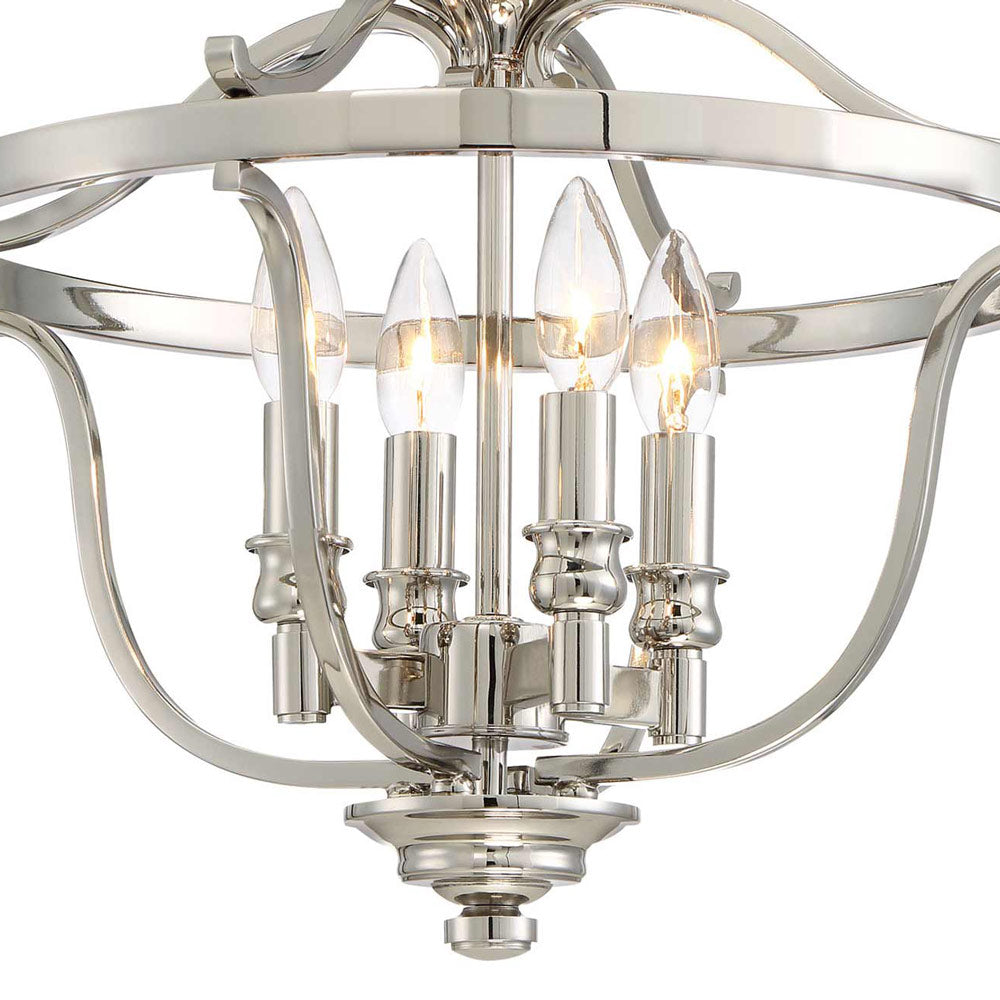 Audrey’s Point Semi Flush Mount Ceiling Light in Detail.