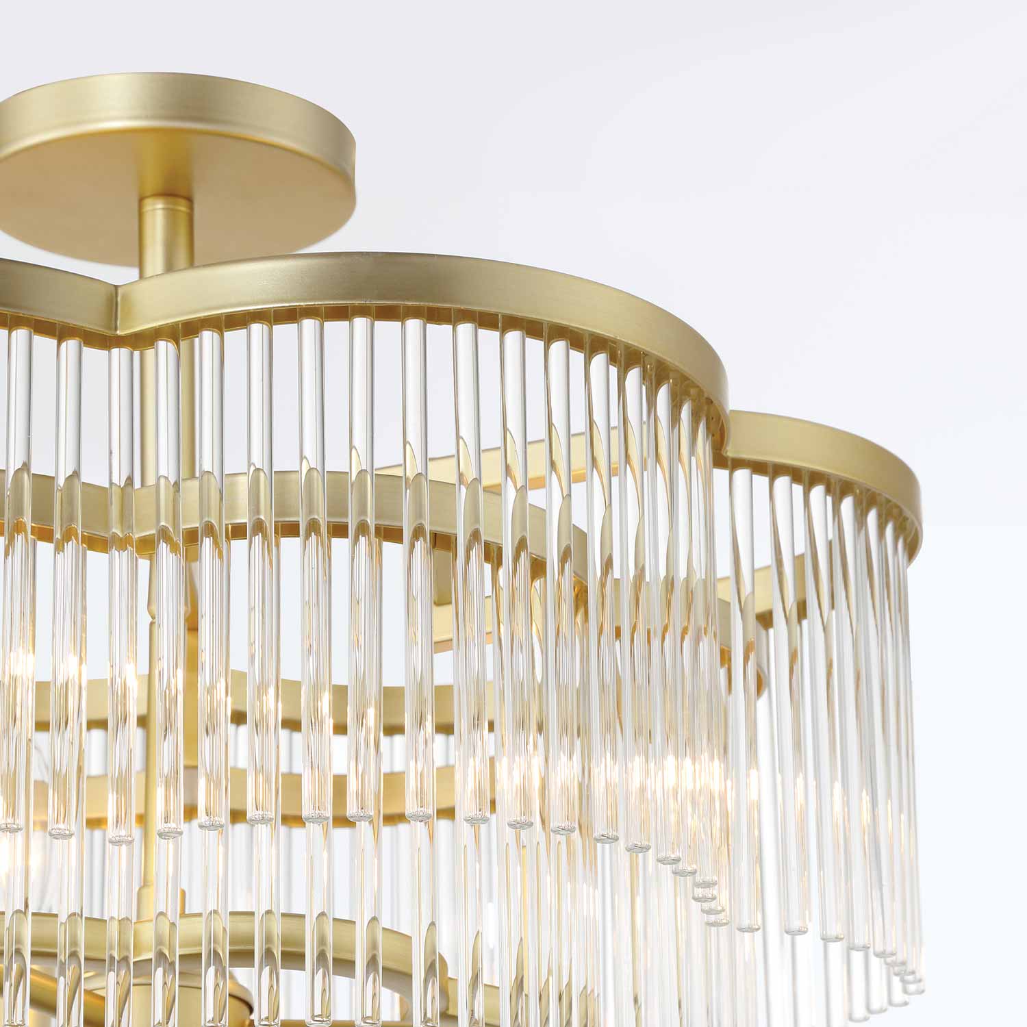 Azura Semi Flush Mount Ceiling Light in Detail.