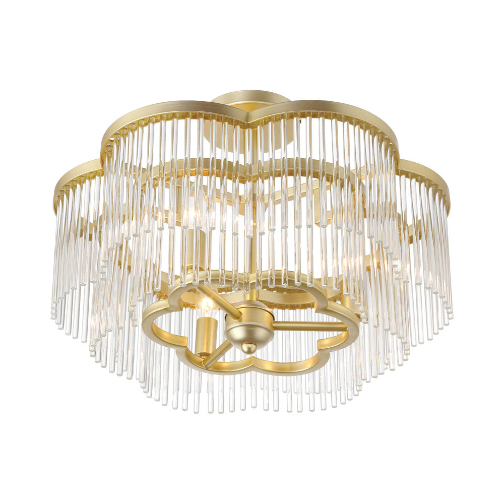 Azura Semi Flush Mount Ceiling Light in Detail.