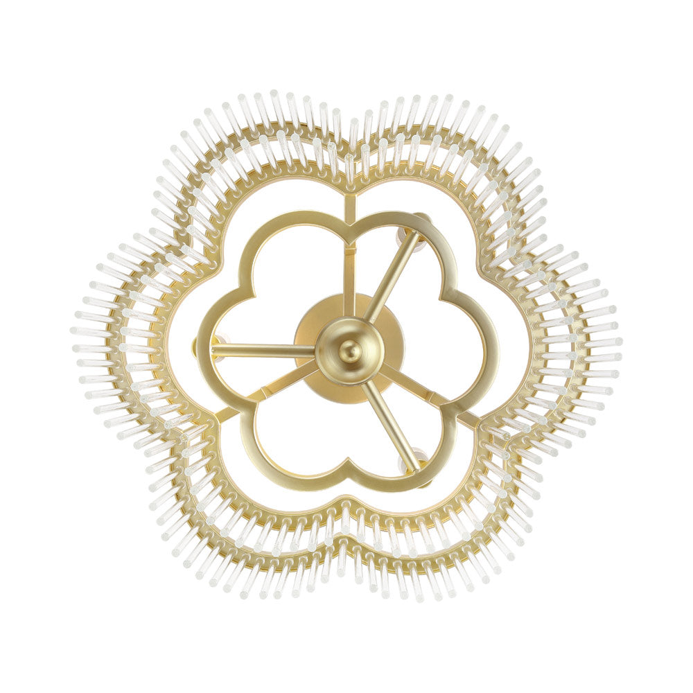 Azura Semi Flush Mount Ceiling Light in Detail.