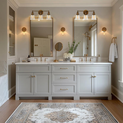 Barwell Bath Vanity Light in bathroom.