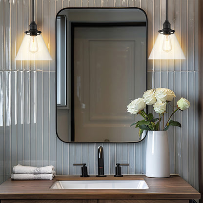 Barwell Pendant Light in bathroom.