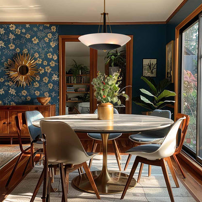 Bax Pendant Light in dining room.