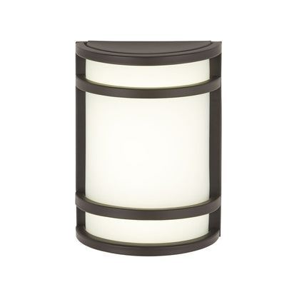 Bay View Outdoor Wall Light in Oil Rubbed Bronze (9.5-Inch).