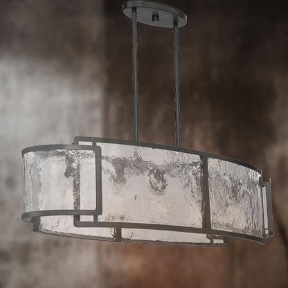 Bella Collina Linear Pendant Light in Detail.