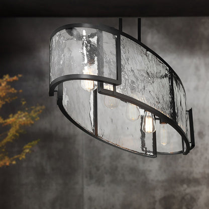 Bella Collina Linear Pendant Light in Detail.