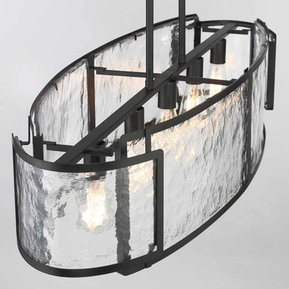 Bella Collina Linear Pendant Light in Detail.