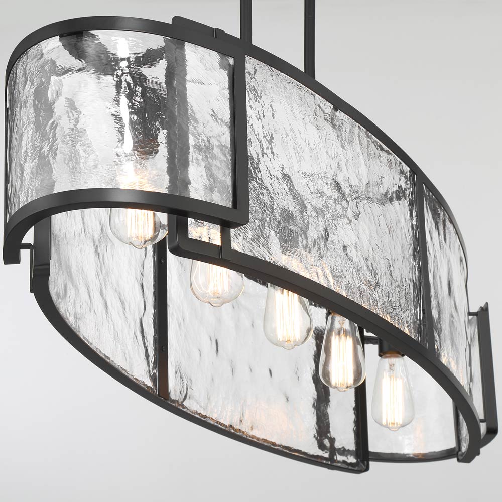 Bella Collina Linear Pendant Light in Detail.