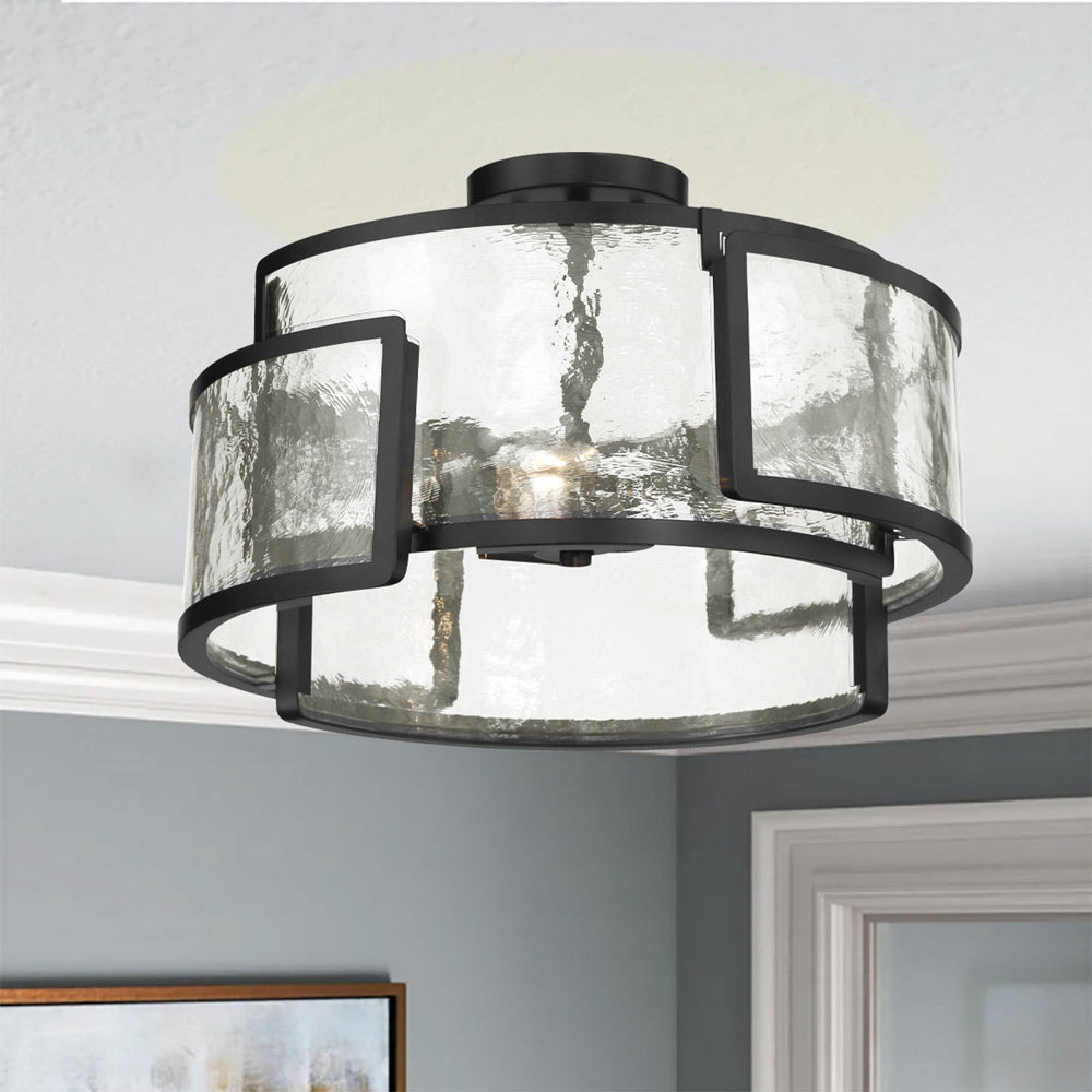 Bella Collina Semi Flush Mount Ceiling Light in Detail.