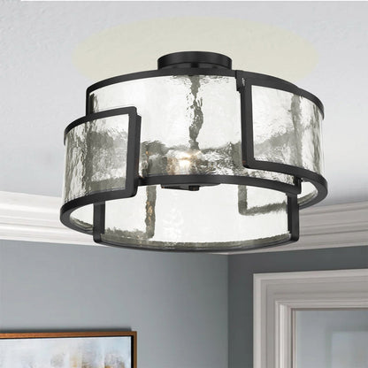Bella Collina Semi Flush Mount Ceiling Light in Detail.