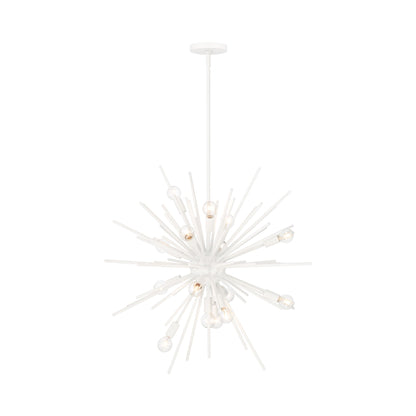 Bessel Pendant Light in Sand White.